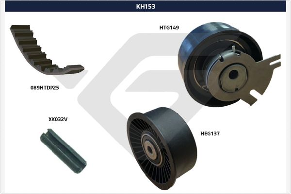 Kit cinghie dentate - KH 153 HUTCHINSON